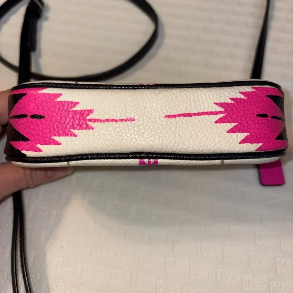 Coach Coachella Hawk Feathers Double Zip Wristlet & Crossbody – Rare - Picture 4 of 14